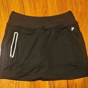 Fila Black Skirt with Gray Accents